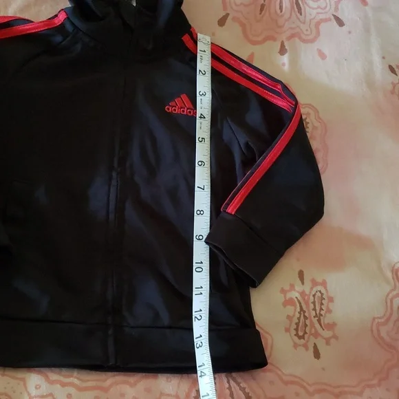 Bundle Red and Black Set Stripes Lines Athletic Sport Matching Set Track Suit Ja - Picture 7 of 16